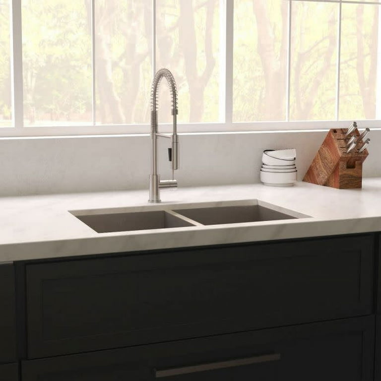 36 Inch Undermount Double Bowl Sink in Stainless Steel - Walmart.com