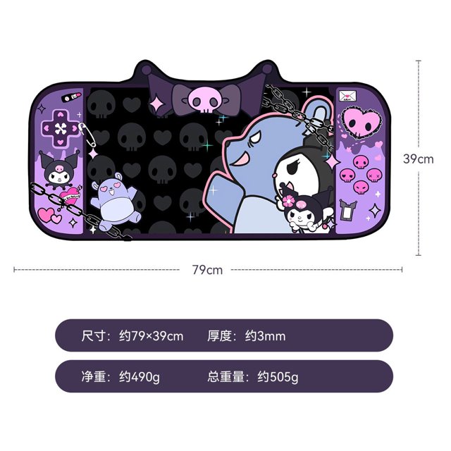 Sanrios-alfombrilla de ratón de Anime de gran tamaño, almohadilla de teclado de juego de e-sports de dibujos animados, almohadilla de escritorio Kawaii, decoración de escritorio