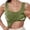 A1-Green2617, variant on XIAONU Womens Ribbed Padded Tank Top Scoop Neck Slim Fit Daily Wear Undergarment