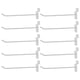thumbnail image 5 of Shelf Hook Panel Hooks Business Owners Sleek Design Rectangular Shape 10Pcs, 5 of 5