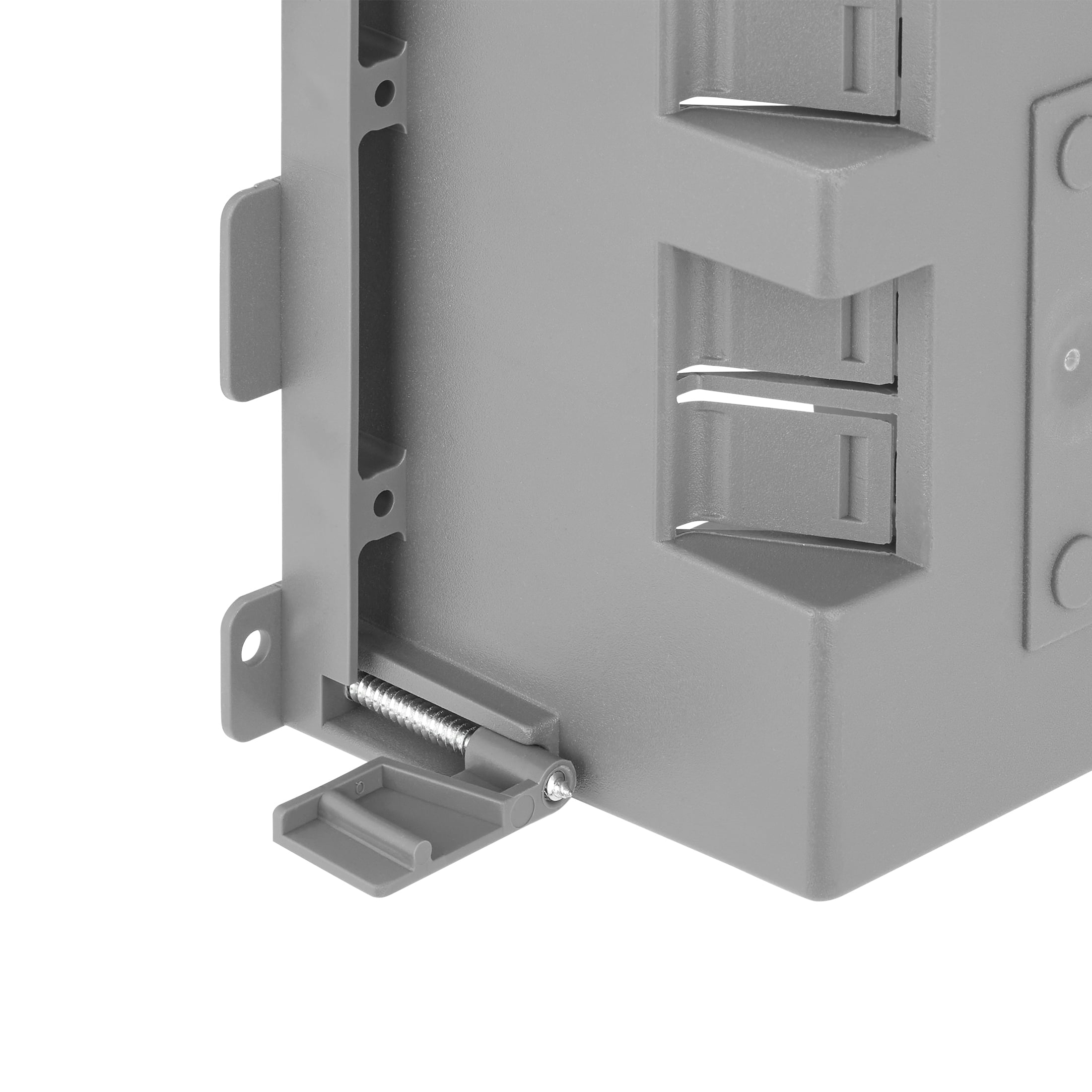 Maxxima 2 Gang 26 cu. in. PVC Old Construction Electrical Switch and Outlet Junction Box, ETL Listed, Gray (10 Pack)