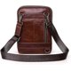 thumbnail image 4 of Men's Genuine Leather Cowhide Vintage Messenger Bag Shoulder Crossbody Bag for Laptop Travel Business Use, 4 of 5