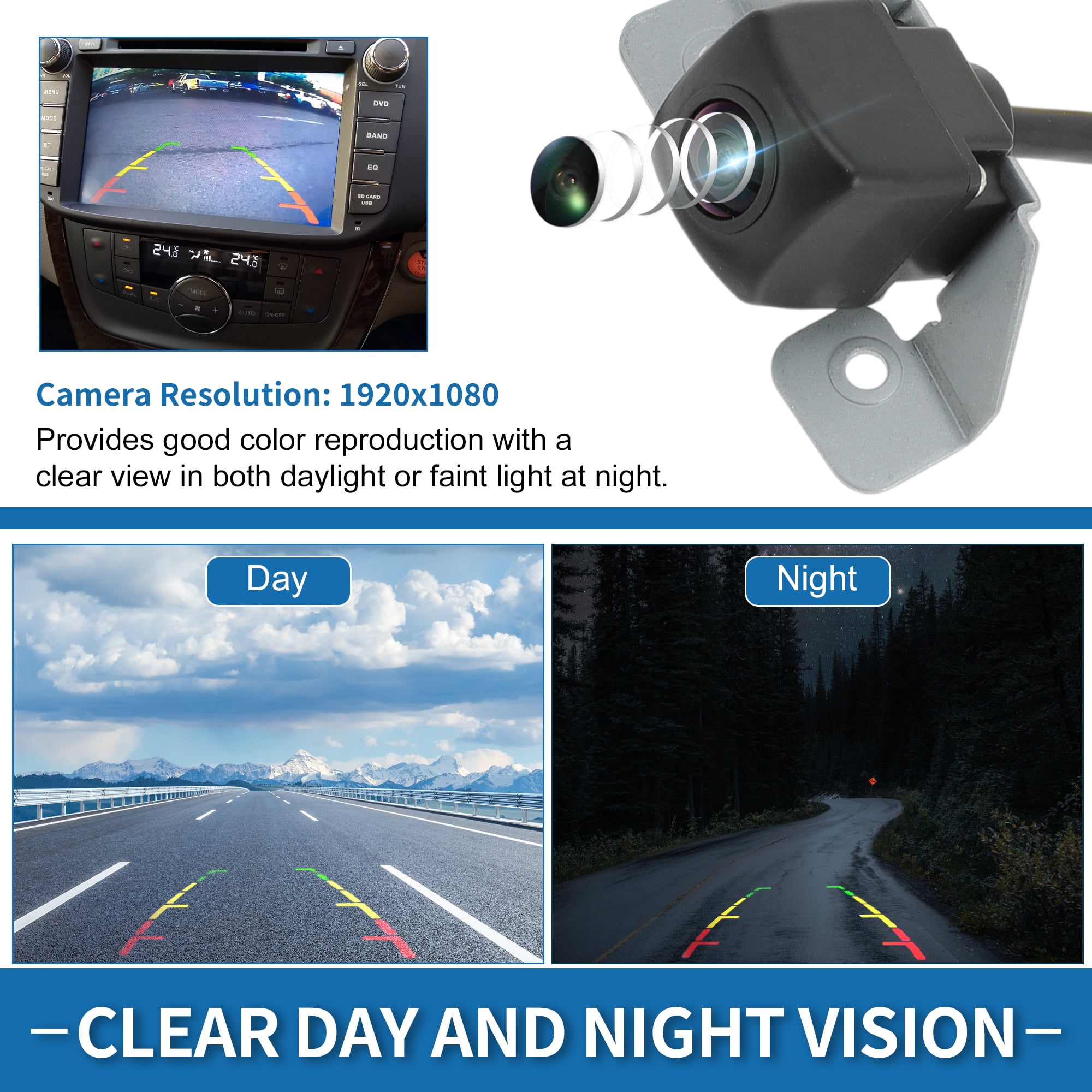Unique Bargains Rear View Park Assist Backup Camera for Hyundai Tucson IX35 2010-2013