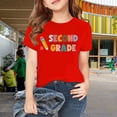 thumbnail image 3 of FDDMis Fitted Tops Girls Tops Size 10-12 Tshirts T-shirts Baby Girls Clothes Teen Junior Girls, Red 8-9 Years, 3 of 7