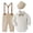 Beige, variant on Toddler Boys Fall Winter Outfits Clothing Brown Babys Spring Fall Gentleman Suit Boys Long Sleeve Shirt Bag Hip Dress Suit Fashion Prin,Size 6M,Light Blue