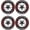 Red, variant on 4pcs 3d Car Tire Waterproof Universal Wheel Decals, Raised Sport Tire Lettering Stickers for SUV Sedan Truck Rim