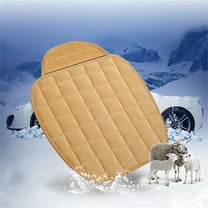 LACKUST Seat Cushion Clearance,Comfort Silk Wadding Seat Cushion for Car Truck,Car Seat Cushion Pad for Front Seats Driving Back and Butt Pain,Beige