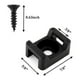 thumbnail image 2 of HSaddle Type Cable Zip Tie Mount Base Kit with Screw Hole and 6 Inch Nylon Cable Ties, 2 of 5
