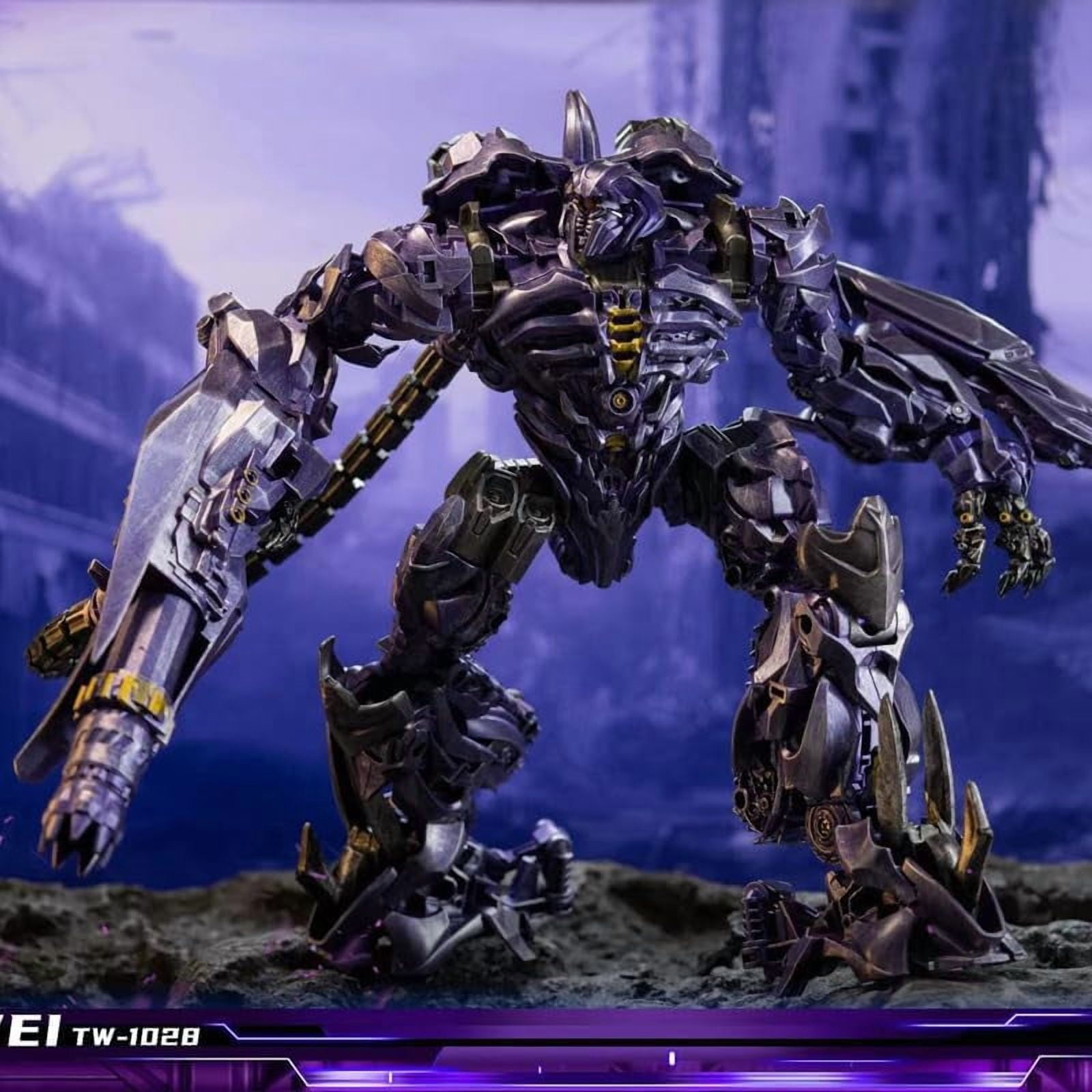 Shockwave Figure Transform Shape Standing Shockwave Action Figures 20cm/7.9inch PVC Characters Handicrafts Souvenirs for Anime Fans Gifts