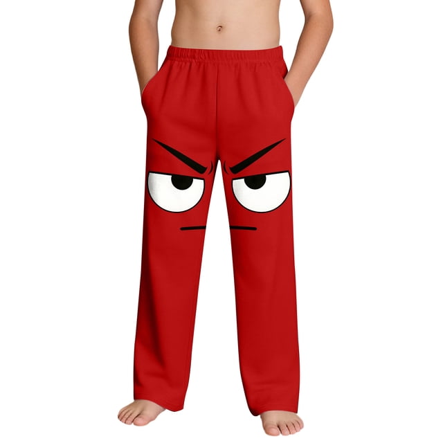 Casual Beach Pants for Women with Pockets Printed Drawstring 100%Polyester 1 Pc