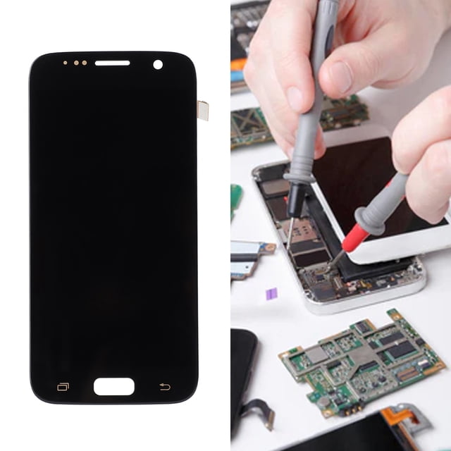 Screen Replacement for S7, TFT Touch Screen Digitizer Assembly with Frame and Repair Tool Kit, Mobile Phone Touch Display Assembly, High Sharpness, and Clarity
