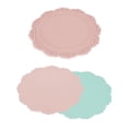 thumbnail image 3 of Uxcell Wax Seal Silicone Pad, 2 Pack Wax Seal Pads with 40 Double Sided Adhesive Dots Backing Pad Plate, Pink Green, 3 of 5