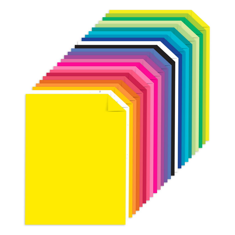 Astrobrights Color Cardstock -Primary Assortment, 65lb, 8.5 x 11, Assorted Primary Colors, 100/Pack