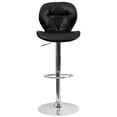 thumbnail image 6 of Diamond Stitched Vinyl Adjustable Height Barstool with Chrome Base, 6 of 6
