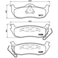 thumbnail image 2 of BALATAS BAJOS METALES GRAND CHEROKEE 2010 JEEP 3.7L V6 Traseras BREMBO ., 2 of 5
