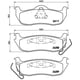thumbnail image 2 of BALATAS BAJOS METALES COMMANDER 2006 al 2008 JEEP 3.7L V6 Traseras BREMBO ., 2 of 5