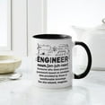 thumbnail image 4 of CafePress - Engineer Funny Definition Mugs - 11 oz Ceramic Mug - Novelty Coffee Tea Cup, 4 of 4
