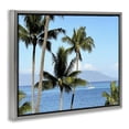 thumbnail image 3 of Stupell Industries Coastal Palm Trees & Sailboat Gray Floating Frame Canvas Art, 31 x 25, by Kali Wilson, 3 of 8