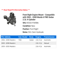 thumbnail image 2 of Front Right Engine Mount - Compatible with 2003 - 2008 Mazda 6 FWD Sedan 2.3L 4-Cylinder 2004 2005 2006 2007, 2 of 2