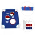 Portable Bean Bag Toss Game Set with 1 Board & 6 Bags Compact Cornhole