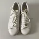 thumbnail image 5 of Adidas Stan Smith Men's 6.5 Women's 7.5 White Gold Sneakers Athletic Shoe Unisex, 5 of 6