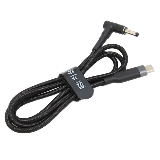 Chargeur USB C 100w, Résistance à l'Étirement Transmission Stable Charge Plus Rapide Efficacité Câble de Charge pour PC pour Notebook pour Ordinateur Portable 1m