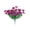 B#Purple, variant on JHyouerji Faux Flower Bushes Artificial Outdoor Flowers DIY Fake Floral Bouquet 15 Inch Purple for Porch Patio Garden Home Decor