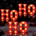 thumbnail image 1 of Decoraciones de Mesa con Letras Luminosas Navideñas gobutend HOHOHO, 1 of 6