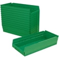 thumbnail image 1 of Akro-Mils 30158 18-Inch by 8-Inch by 4-Inch Plastic Nesting Shelf Bin Box, Green, Case of 12, 1 of 8