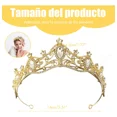thumbnail image 2 of Reina Corona Princesa Boda Tiara Tiara Nupcial Y Cumpleaños, 2 of 8
