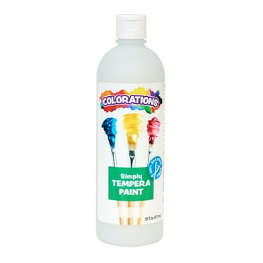 Colorations Paraben-Free Simply Tempera Paint 16 oz. - White