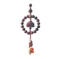 thumbnail image 1 of Cinnabar Peace Lotus Car Pendant Rearview Mirror Hanging Ornament For Vehicle Interior Decoration And Protection, 1 of 6