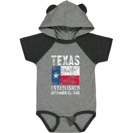 

Inktastic Established December 29 1845 Texas Flag Gift Baby Boy or Baby Girl Bodysuit