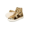 thumbnail image 4 of New Women Liliana Chic-9 Metallic Mixed Media High Top Lace Up Sneaker, 4 of 5