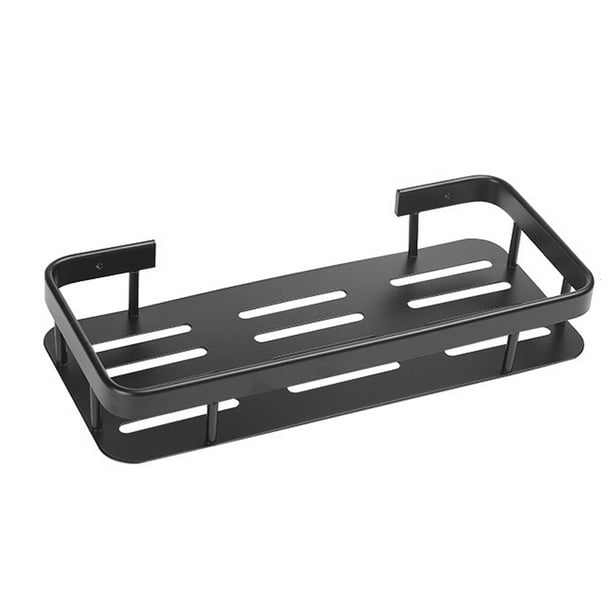 Cesta autoadhesiva para estantes de baño, ducha de pared para el hogar, organización interior y decoración de almacenamiento