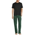 thumbnail image 2 of Hanes Men's and Big Men's Cozy Micro Fleece Pajama Pants, 2 of 5
