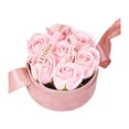 thumbnail image 1 of Jabón de baño, caja de pétalos de rosa, caja de jabón de flores, decoración, caja de flores de jabón para regalo del Día de Acción de Gracias para mujer, 1 of 8