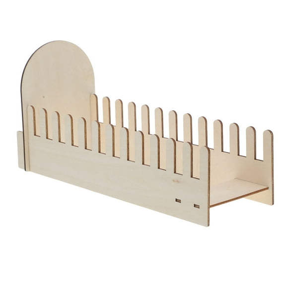 WHAMVOX 1 Set Wooden Greeting Card Display Rack 12 Slots Desk Card Holder Countertop Greeting Card Stand for Organizing Business Cards Photos Postcards