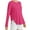 Rose red, variant on Women's UPF 50+ UV Shirts Long Sleeve Workout Sun Shirt Outdoor Gym Hiking Tops Quick Dry Lightweight