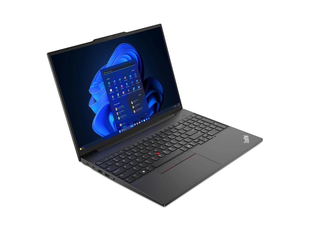 Lenovo ThinkPad E16 Gen 2 16" WUXGA Laptop, AMD Ryzen 5 7535U 2.9GHz, 8GB RAM, 256GB SSD, Windows 11 Pro, Black
