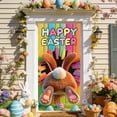 thumbnail image 6 of YingYouFu Happy Easter Door Cover Bunny Banner Large Fabric Colorful Spring Welcome Decoration for Easter Party Photo Booth Background Favor Supplies, 6 of 7