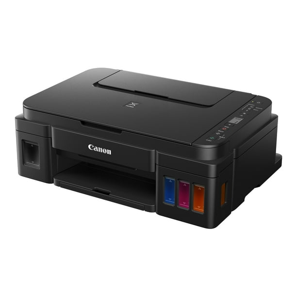 Canon PIXMA G3200 - Imprimante Multifonction - Couleur - Jet d'Encre - Rechargeable - 8,5 Po x 11,7 Po (original) - A4/Legal (media) - jusqu'à 8,8 ipm (Impression) - 100 Feuilles - USB 2.0, Wi-Fi(n) - avec Canon InstantExchange