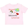 thumbnail image 3 of Inktastic Someone in Minnesota Loves Me Boys or Girls Baby T-Shirt, 3 of 5