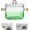 Gradient Green-1500ml, variant on Glass Saucepan - 2.3L/78OZ Glass Saucepan Heat-Resistant Borosilicate Glass Handmade Cookware Set stovetop Pot - Safe for Pasta Noodle, Soup, Milk, Tea,salad (2.3L/78OZ)