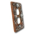 thumbnail image 4 of Set of 2 Western Stars Lace Scroll Wall Double Receptacle Outlet Switch Plates, 4 of 8