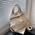 thumbnail image 3 of Bolso bandolera informal de nylon para gimnasio y ejercicio, bolso de hombro (beige) Likrtyny Para estrenar, 3 of 9