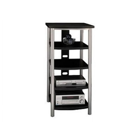 Bush Industries Verona Collection AD22940-03 - Stand - for audio system - leatherette - black