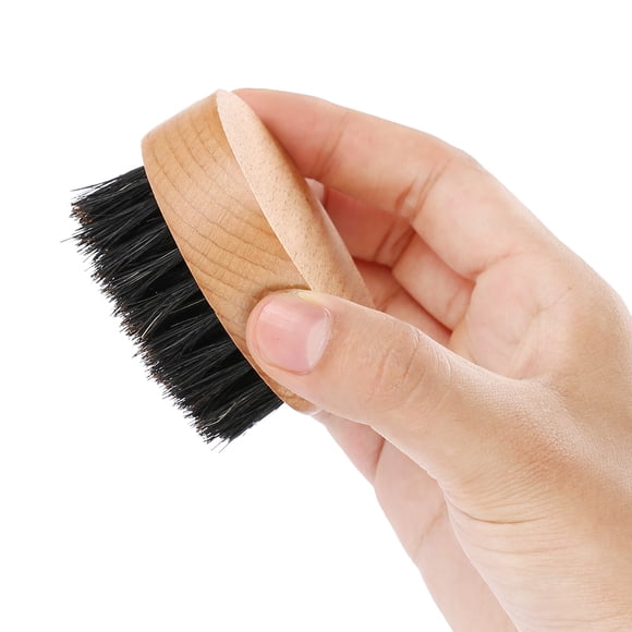 Pincel de Afeitar, Cepillo de Bigote, De Madera Portátil Duradero y Cómodo para Hombres de Hogares