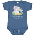 thumbnail image 3 of Inktastic I Am Fearfully and Wonderfully Made Elephants and Flowers Boys or Girls Baby Bodysuit, 3 of 5
