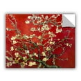thumbnail image 2 of Vincent Van Gogh "Interpretation In Red Almond Blossom" Removable Wall Art, 2 of 2
